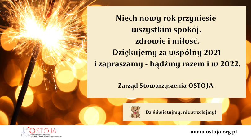 31.12.2021 - podziękowanie, Ostoja Wrocław