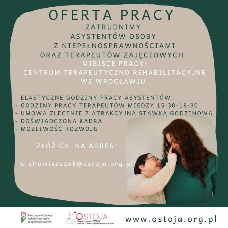 praca asystent Ostoja Wrocław
